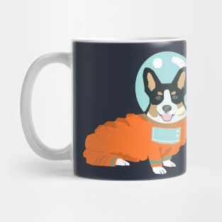 Tri Corgi Space Dog Mug